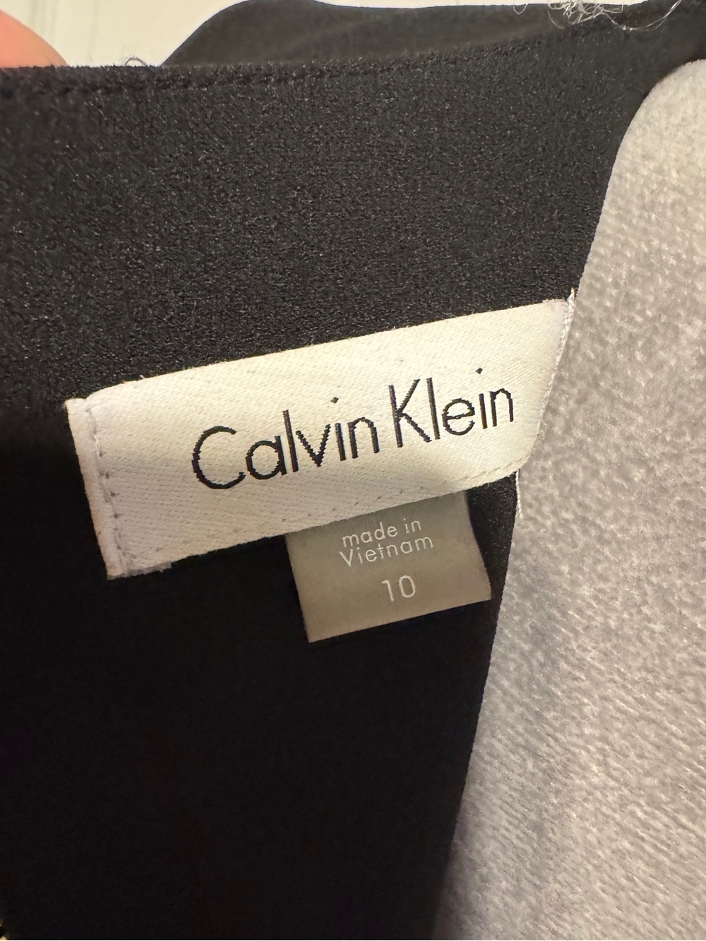 Calvin Klein Black Shift Dress size 10 - Picture 5 of 6